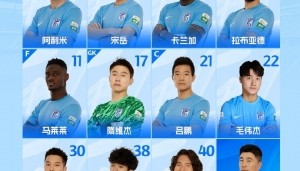 2025中超联赛第4轮  青岛海牛队VS大连英博海发队首发名单 ​​​